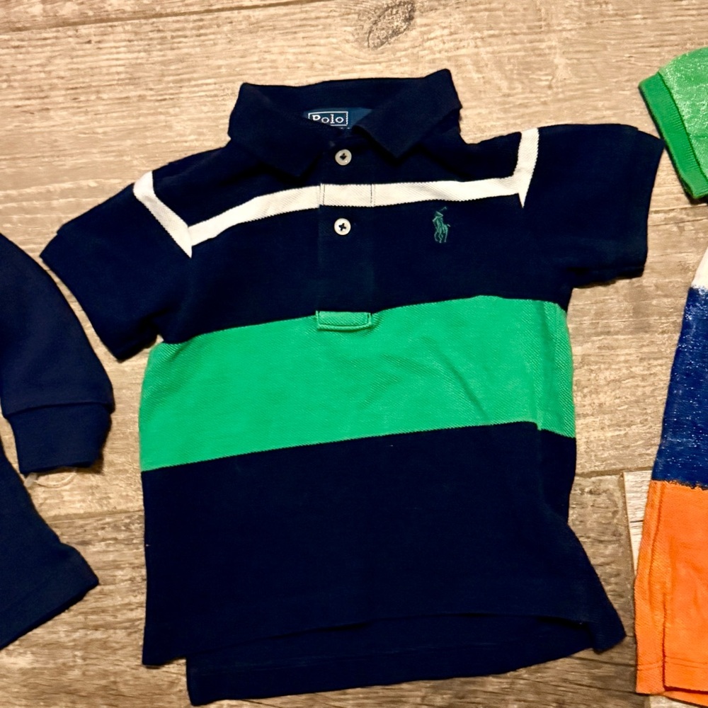 Boys infant 9 mo Polo Ralph Lauren lot of 3 - Picture 4 of 7